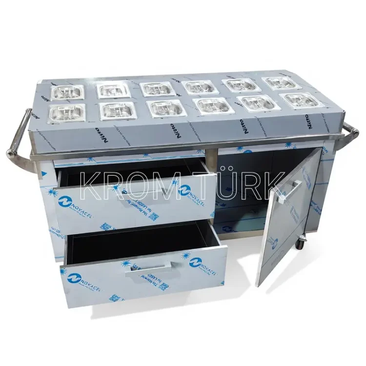 Baharat Arabası - Kahvaltı Arabası 140x60x80 cm