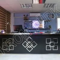 Stainless Chrome Office Desk