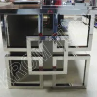 Stainless Chrome Office Desk - Image 4