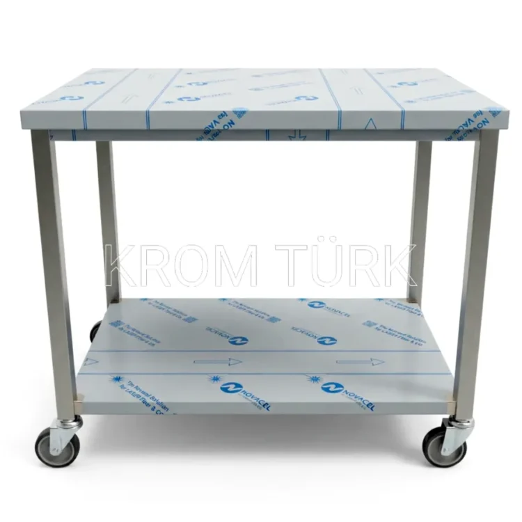 Çok Amaçlı Tekerlekli Tezgah Masa 99x70x89cm