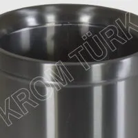 Kapaksız Krom Çöp Kutusu - Görsel 2