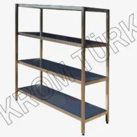 Rack with 4 Shelves