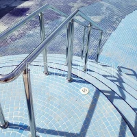 Double Pool Ladder Handle Stainless Steel - Image 3