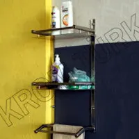Chrome Bathroom Shelf