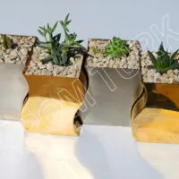 S Krom Sukulent Saksısı 13x12x16 cm - Görsel 4