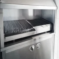 Ocak Başı Mangal - Krom Davlumbazlı Mangal 165x85x55cm - Görsel 2