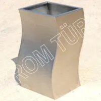 S Krom Saksı 50x30x70 cm