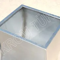 S Krom Saksı 50x30x70 cm - Görsel 2