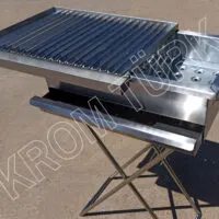 Portable Barbecue Grill Stainless Steel - Image 4