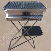 Portable Barbecue Grill Stainless Steel - Image 3
