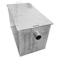 Paslanmaz Yağ Tutucu 119x66x71cm